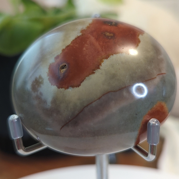 Polychrome Jasper Palm Stone - Picture 5 of 5